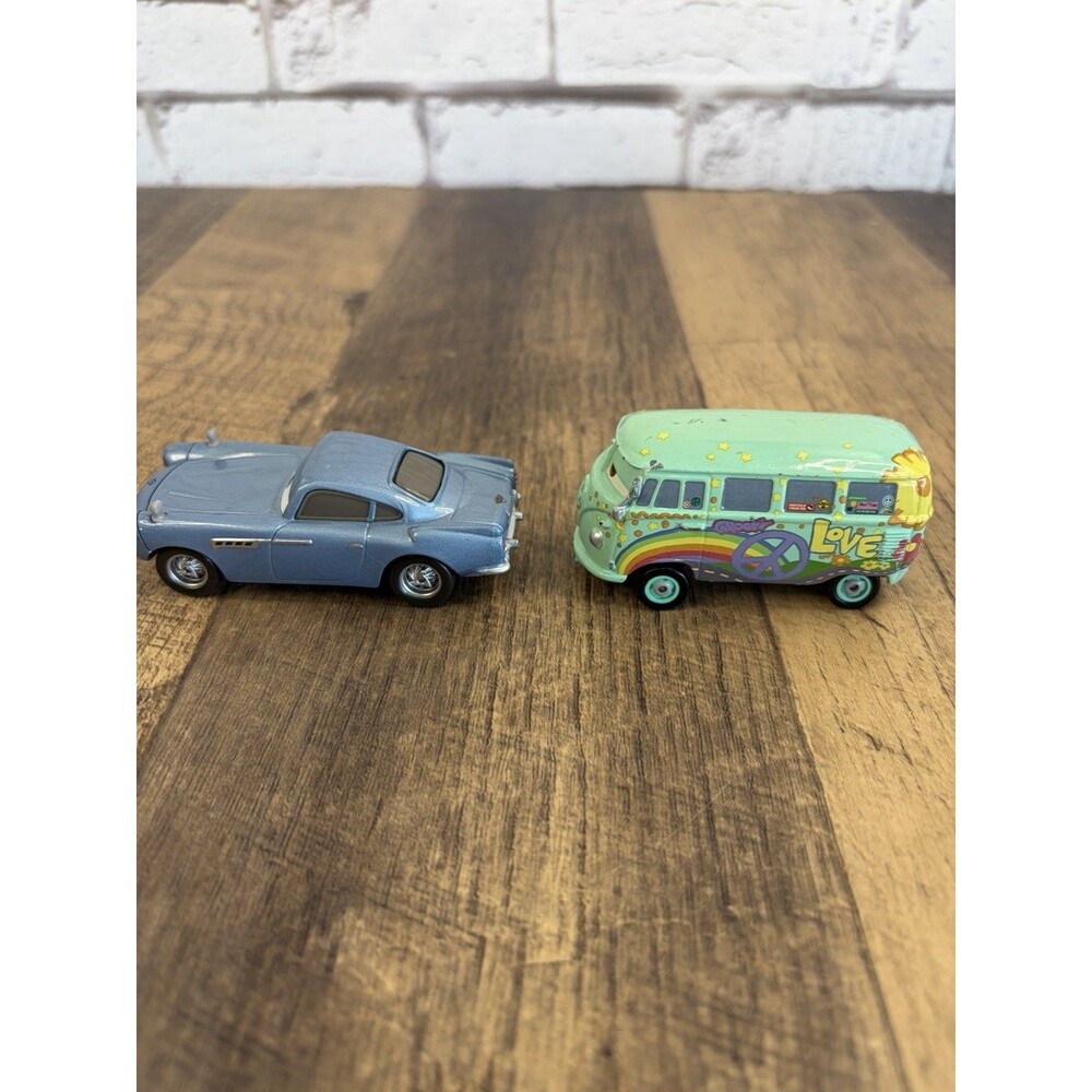 7 Disney Pixar Cars Hicks Depost McQueen N2O Cola Swift Finn Hippie Van 1:55 - Picture 6 of 16